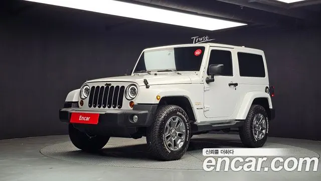 JEEP WRANGLER 2012 — 166 510 км, белый, Корея — под ключ — фото 1