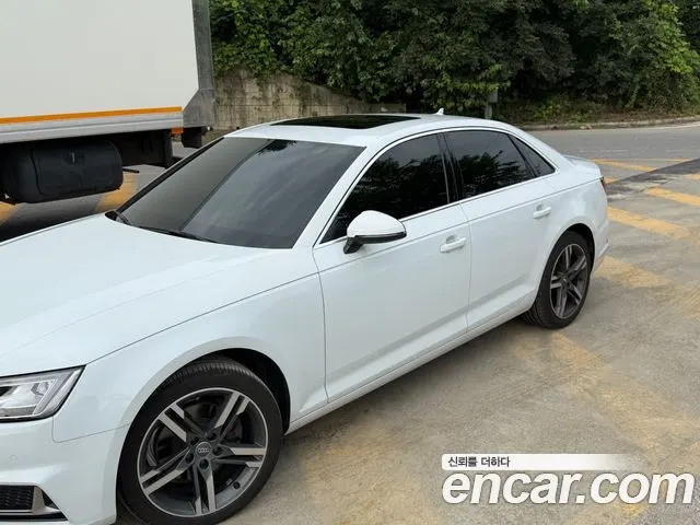 AUDI A4 2019 — 143 000 км, белый, Корея — под ключ — фото 3