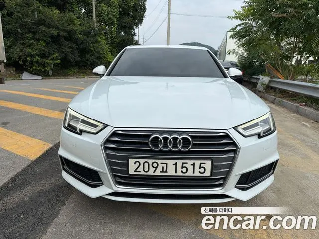 AUDI A4 2019 — 143 000 км, белый, Корея — под ключ — фото 4