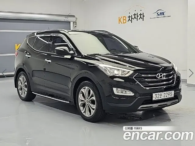HYUNDAI SANTA FE 2014 — 196 801 км, чёрный, Корея — под ключ — фото 4