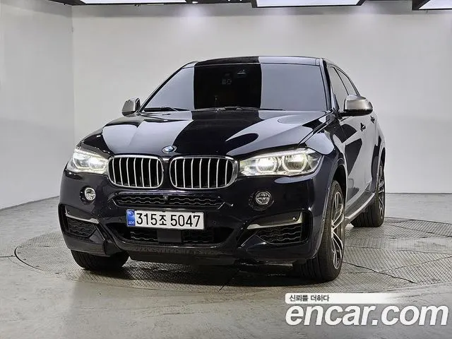 BMW X6 2017 — 122 742 км, чёрный, Корея — под ключ — фото 2