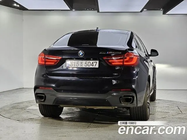 BMW X6 2017 — 122 742 км, чёрный, Корея — под ключ — фото 3