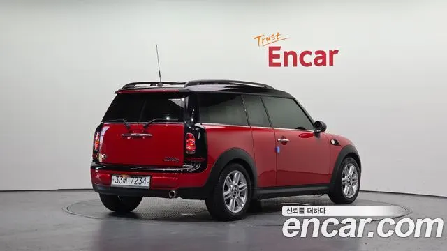 MINI COOPER D CLUBMAN 2014 — 82 283 км, красный, Корея — под ключ — фото 2