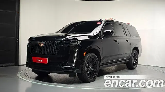 CADILLAC ESCALADE 2021 — 146 778 км, чёрный, Корея — под ключ — фото 1