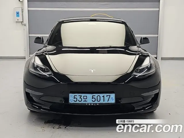 TESLA MODEL 3 2022 — 60 715 км, чёрный, Корея — под ключ — фото 3