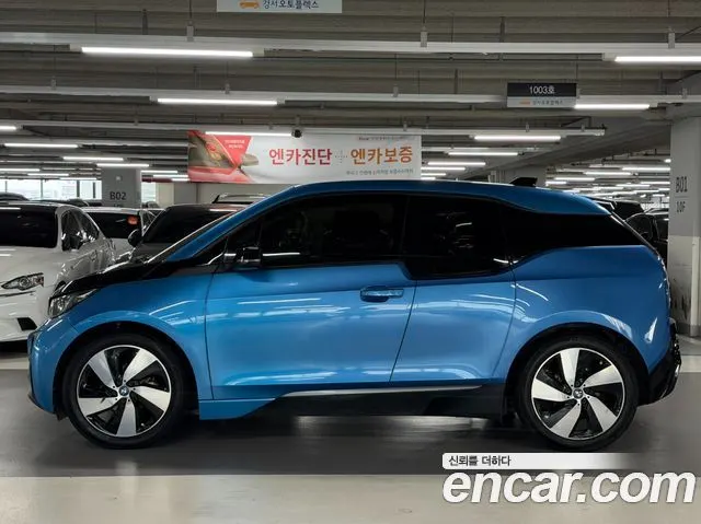 BMW I3 2017 — 184 948 км, синий, Корея — под ключ — фото 3