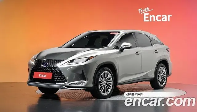 LEXUS RX450H 2022 — 52 374 км, серебристо-серый, Корея — под ключ — фото 2