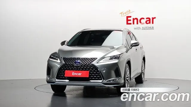 LEXUS RX450H 2022 — 52 374 км, серебристо-серый, Корея — под ключ — фото 3