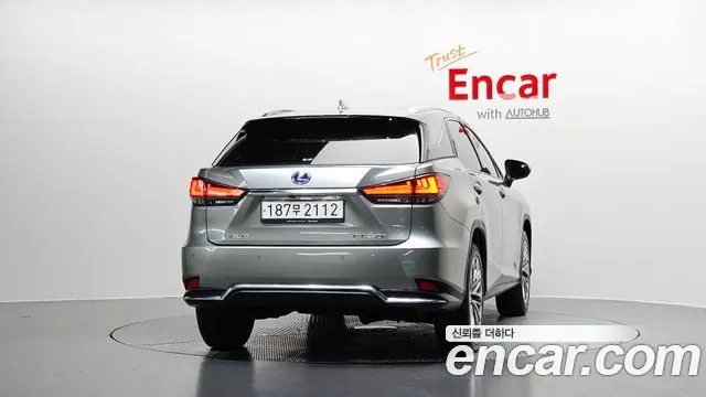 LEXUS RX450H 2022 — 52 374 км, серебристо-серый, Корея — под ключ — фото 4