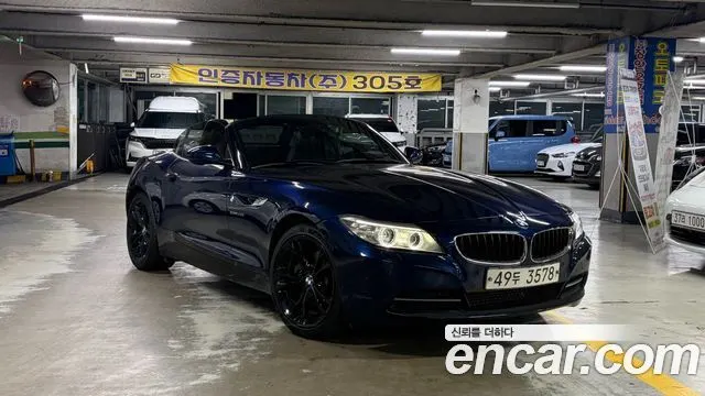 BMW Z4 2014 — 90 781 км, синий, Корея — под ключ — фото 3