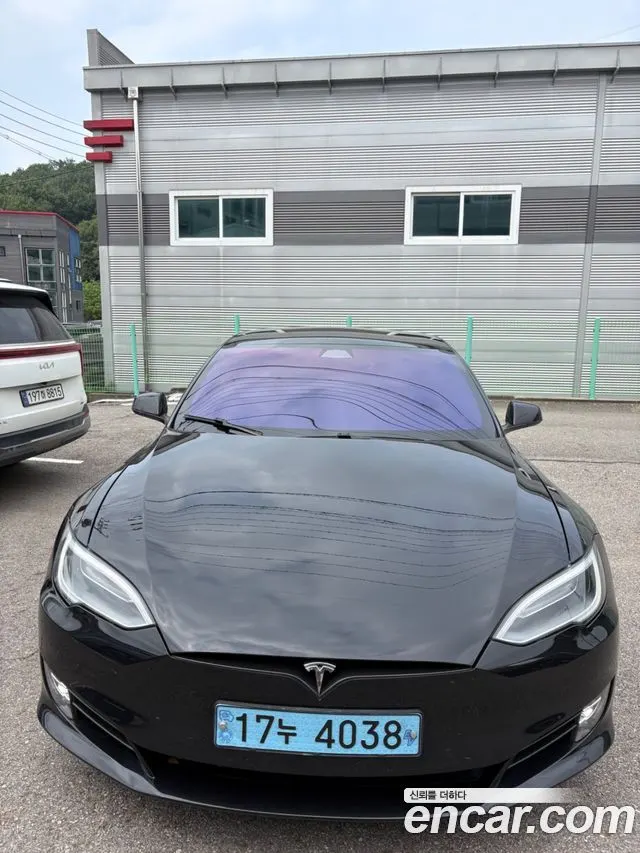 TESLA MODEL S 2017 — 164 000 км, чёрный, Корея — под ключ — фото 2