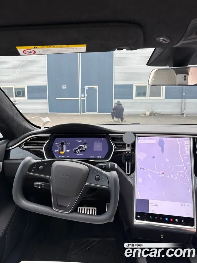 TESLA MODEL S 2017 — 164 000 км, чёрный, Корея — под ключ — фото 4
