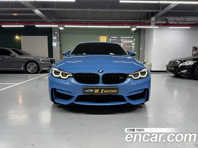 BMW M4 2019 — 59 762 км, синий, Корея — под ключ — фото 2