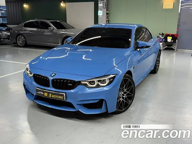 BMW M4 2019 — 59 762 км, синий, Корея — под ключ — фото 11