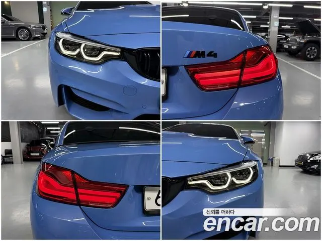 BMW M4 2019 — 59 762 км, синий, Корея — под ключ — фото 9
