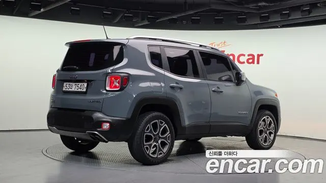 JEEP RENEGADE 2017 — 173 658 км, голубой, Корея — под ключ — фото 2