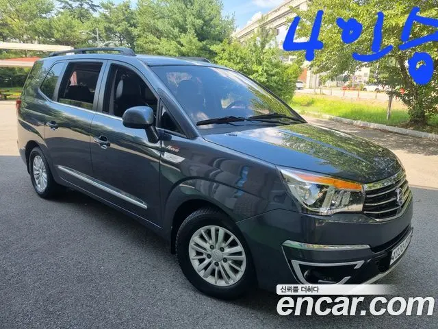 KGM KORANDO TURISMO 2017 — 149 907 км, синий, Корея — под ключ — фото 3