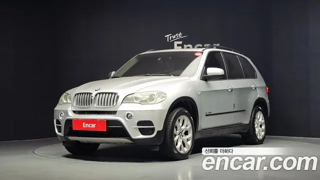 BMW X5 2011 — 148 883 км, серебристый, Корея — под ключ — фото 1