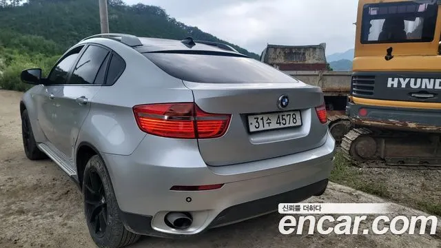 BMW X6 2011 — 333 000 км, серебристый, Корея — под ключ — фото 2