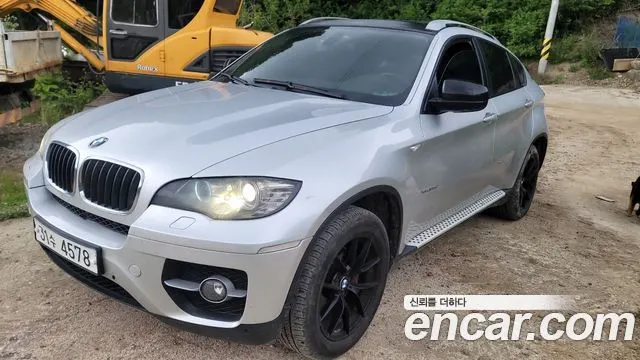 BMW X6 2011 — 333 000 км, серебристый, Корея — под ключ — фото 12