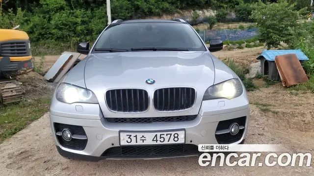 BMW X6 2011 — 333 000 км, серебристый, Корея — под ключ — фото 3