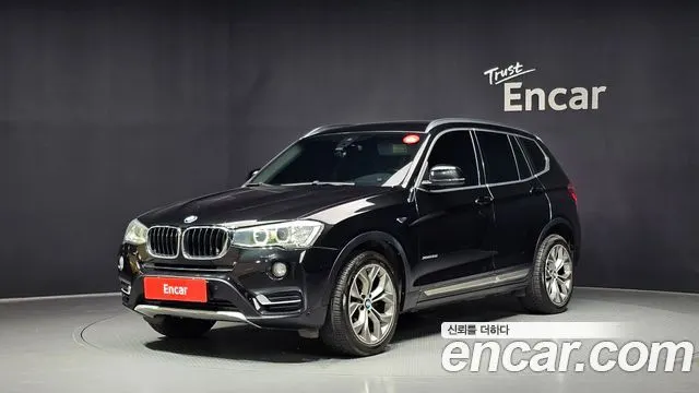 BMW X3 2015 — 216 388 км, чёрный, Корея — под ключ — фото 11