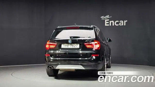 BMW X3 2015 — 216 388 км, чёрный, Корея — под ключ — фото 4