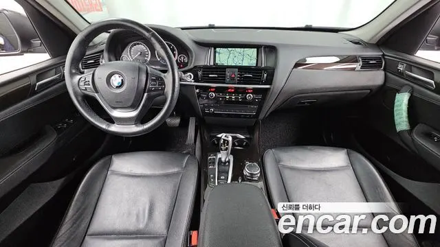 BMW X3 2015 — 216 388 км, чёрный, Корея — под ключ — фото 7