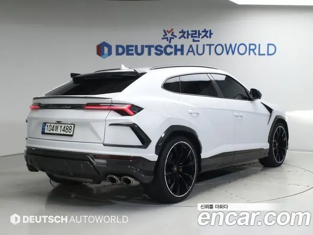 LAMBORGHINI URUS 2021 — 36 192 км, белый, Корея — под ключ — фото 2