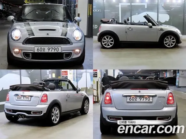 MINI COOPER S CONVERTIBLE 2014 — 52 049 км, серебристый, Корея — под ключ — фото 7