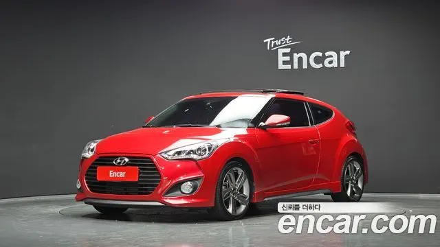 HYUNDAI VELOSTER 2015 — 49 864 км, красный, Корея — под ключ — фото 1