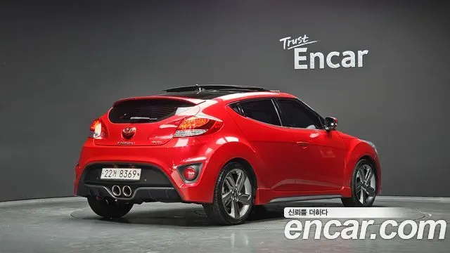 HYUNDAI VELOSTER 2015 — 49 864 км, красный, Корея — под ключ — фото 2