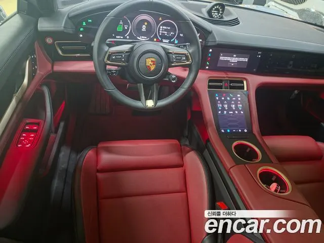PORSCHE TAYCAN 2026 — 3 567 км, белый-перламутр, Корея — под ключ — фото 7