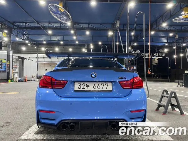 BMW M4 2015 — 89 000 км, голубой, Корея — под ключ — фото 2