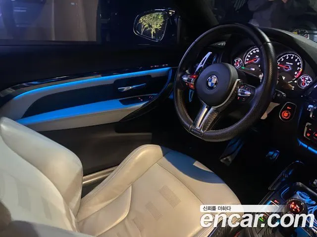 BMW M4 2015 — 89 000 км, голубой, Корея — под ключ — фото 12