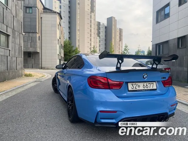 BMW M4 2015 — 89 000 км, голубой, Корея — под ключ — фото 4