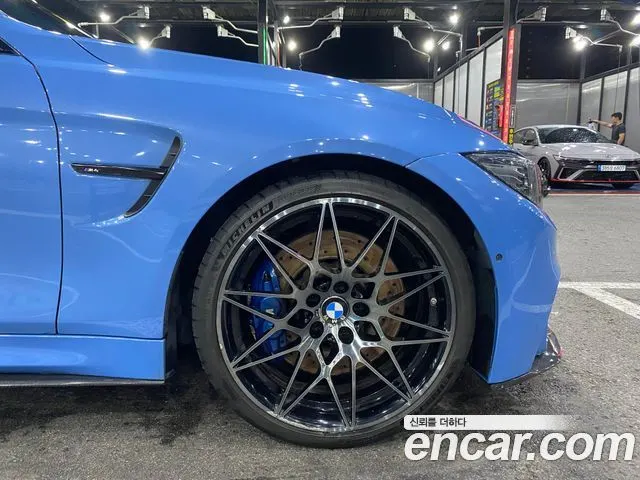 BMW M4 2015 — 89 000 км, голубой, Корея — под ключ — фото 5