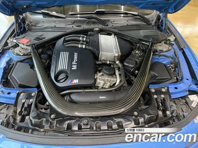 BMW M4 2015 — 89 000 км, голубой, Корея — под ключ — фото 6