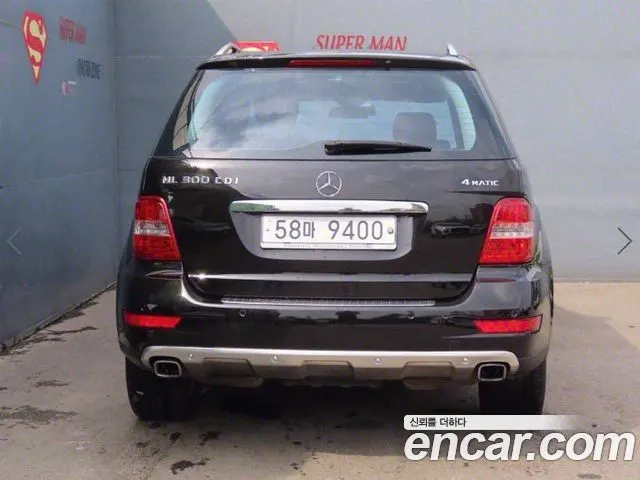 MERCEDES-BENZ M-CLASS W164 2010 — 217 883 км, чёрный, Корея — под ключ — фото 3