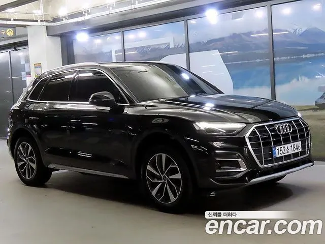 AUDI Q5 2024 — 17 090 км, чёрный, Корея — под ключ — фото 2