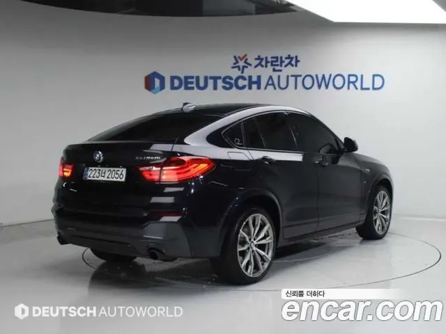 BMW X4 2016 — 100 900 км, чёрный, Корея — под ключ — фото 2