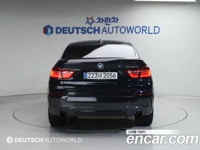 BMW X4 2016 — 100 900 км, чёрный, Корея — под ключ — фото 4
