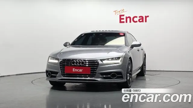 AUDI A7 2017 — 159 856 км, серебристый, Корея — под ключ — фото 3