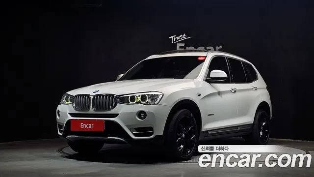 BMW X3 2016 — 156 929 км, белый, Корея — под ключ — фото 1