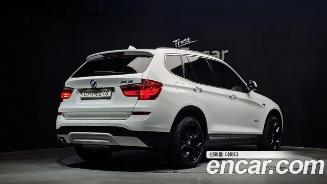 BMW X3 2016 — 156 929 км, белый, Корея — под ключ — фото 2
