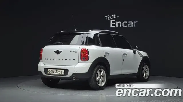 MINI COOPER D COUNTRYMAN 2014 — 150 334 км, белый, Корея — под ключ — фото 2