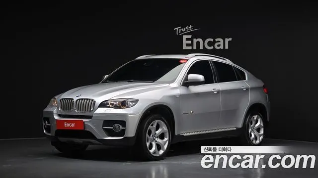 BMW X6 2009 — 126 617 км, серебристый, Корея — под ключ — фото 1