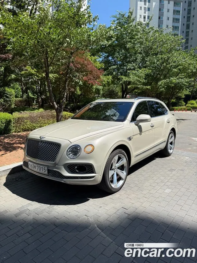BENTLEY BENTAYGA 2017 — 71 000 км, белый-перламутр, Корея — под ключ — фото 11