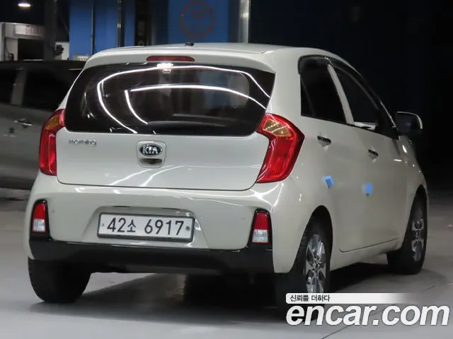 KIA MORNING 2016 — 41 800 км, белый-перламутр, Корея — под ключ — фото 3