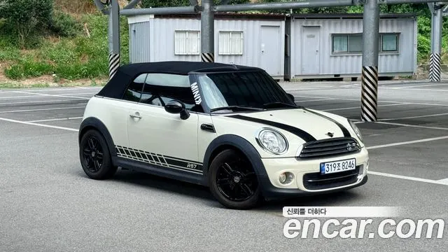MINI COOPER CONVERTIBLE 2012 — 122 429 км, белый-перламутр, Корея — под ключ — фото 10